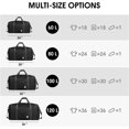 thumbnail image 6 of Foldable Duffle Bag 24" 28" 32" 36" 60L 80L 100L 120L for Travel Gym Sports Lightweight Luggage Duffel By WANDF (120L), 6 of 14