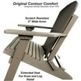thumbnail image 5 of DuraWeather Poly® Classic King Size Folding Adirondack Chair, 5 of 5