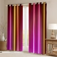 thumbnail image 2 of Erosebridal Yellow Red Pink Curtains Ombre Abstract Art Curtains & Drapes for Women,Stripes Geometric Curtains Blackout Stripe Neon Gradient Window Curtain Living Room Decor, 2 of 6