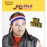 The Willie Braided Costume Mullet Wig by Mullet On The Go