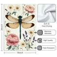thumbnail image 3 of 2 Pcs Funny Kitchen Towels,Bragonfly and Flower Microfiber Dish Towels,Kitchen Tea Towels,Kitchen Towel Set (18" X 26"), 3 of 3