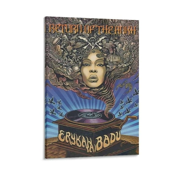 Erykah Badu Return of The Ankh Posters Canvas Poster Bedroom Decoration Landscape Office Valentine's Birthday Gift