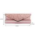 thumbnail image 2 of Sac Pochette à Paillettes pour Femmes Dames Soirée Mariage Fête Pochette Portefeuille Sac, 2 of 5