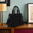 thumbnail image 4 of unbranded Crossbody Tote Femenino En Nylon Negro Con Desmontables Y Bolsillos, 4 of 8