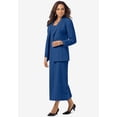 thumbnail image 5 of Roaman's Women's Plus Size Side Button Suit Jacket Dress, 5 of 6