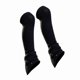 thumbnail image 5 of Calcetines sin pie para cubrir las botas de patinaje artístico. Calcetines para patinar sobre hielo. Calentadores de piernas para espectáculos y práct Negro, 5 of 8