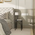 thumbnail image 6 of Square Metal End Table, Small Side Table for Living Room, Bedroom, Indoor/Outdoor Use, 6 of 13