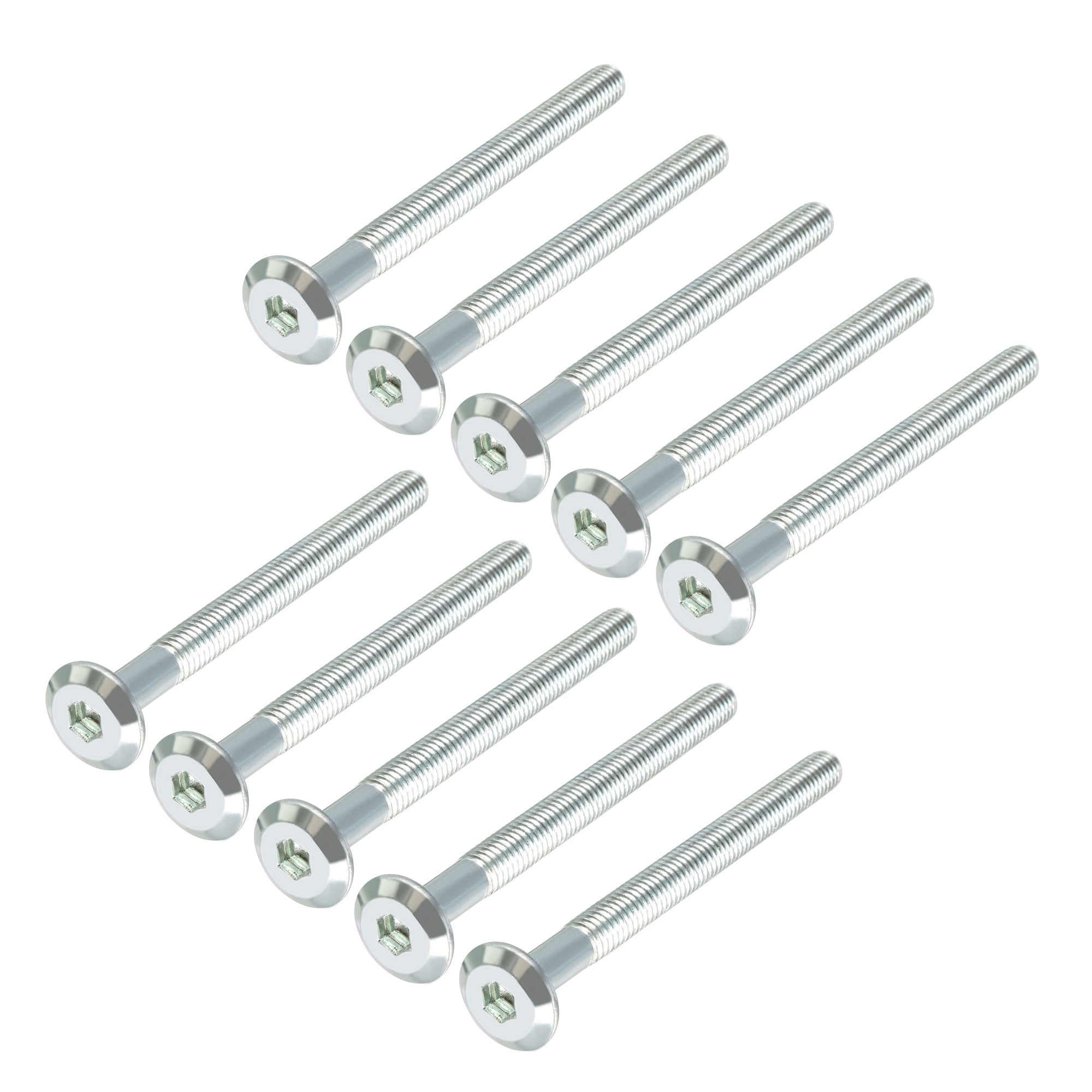 M6x70mm Hex Socket Screw Furniture Bolts Fastener Carbon Steel Zinc
