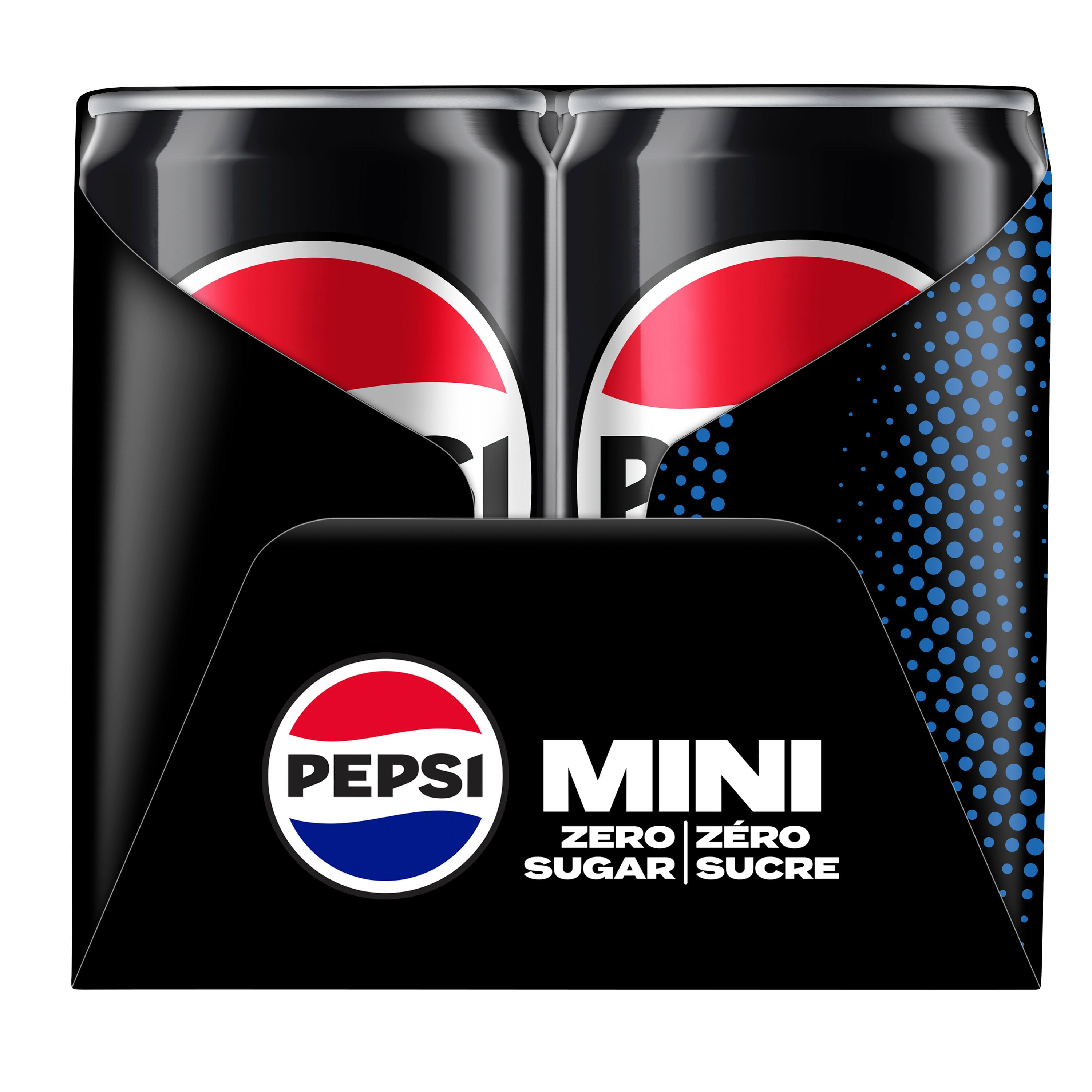 Pepsi Zero Sugar Cola 6 x 222mL, Mini Cans