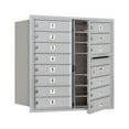 thumbnail image 2 of Salsbury Industries 4C Horizontal Mailbox 8-Door High Unit (30.5"), Double Column, 14 MB1 Doors, Aluminum, Front Load, USPS Access, 2 of 4