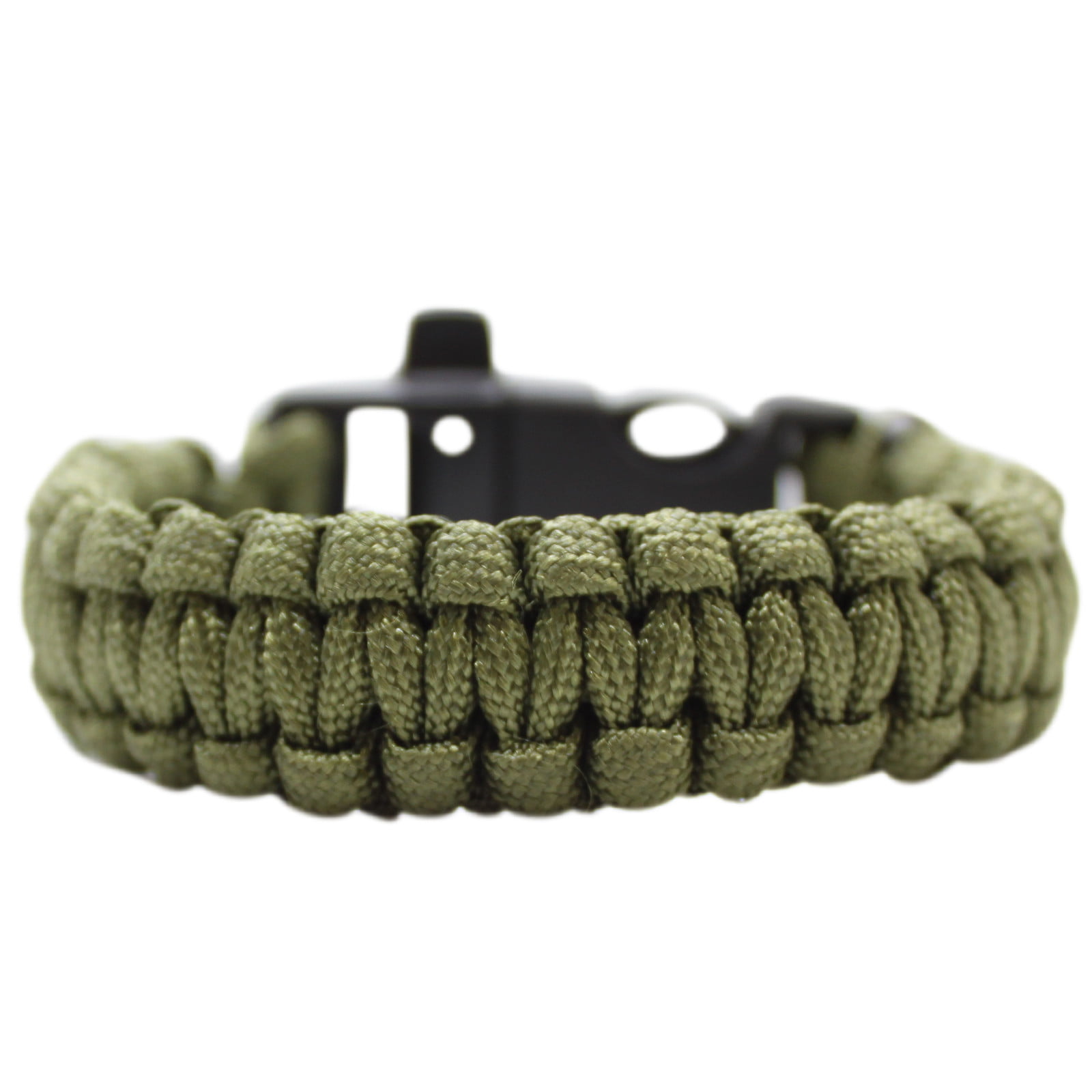 New Paracord Parachute Cord Emergency Survival Hiking Bracelet Army green 