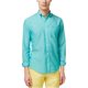 thumbnail image 2 of Tommy Hilfiger Southern Prep - Camisa con botones para hombre, color verde, grande Tommy Hilfiger Botones al frente, 2 of 2