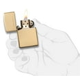 thumbnail image 5 of Zippo High Polish Solid Brass Pocket Lighter, 5 of 7