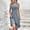 *Gray, variant on ClodeEU Women's V Neck Sleeveless Midi Dress with Cross Waist Pleated,Elegant Solid Color Casual Dress Wine,Womens Plus S