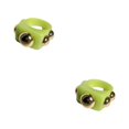 thumbnail image 3 of Youkk Belles Bagues en Or Déclaration pour Femmes à la Mode Bagues Durables pour Femmes Vert 2Set, 3 of 6