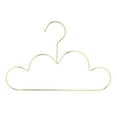 thumbnail image 3 of 20Pcs Hangers Non Slip Metal Toddlers Clothes Hanger Golden Kids Cloud Shape Coat Hanger Clothing Storage Organizer Rack, 3 of 5