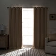 thumbnail image 2 of Aurora Home Golden Enchanted Unicorn Blackout Curtains Beige - 63, 2 of 5