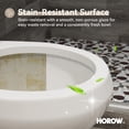 thumbnail image 5 of HOROW 21" Extra Tall Toilet, 1.28 GPF Single Flush, 360° Jet Siphon, Soft Close Seat, Round Bowl, 12" Rough-In for Bathroom, 5 of 12