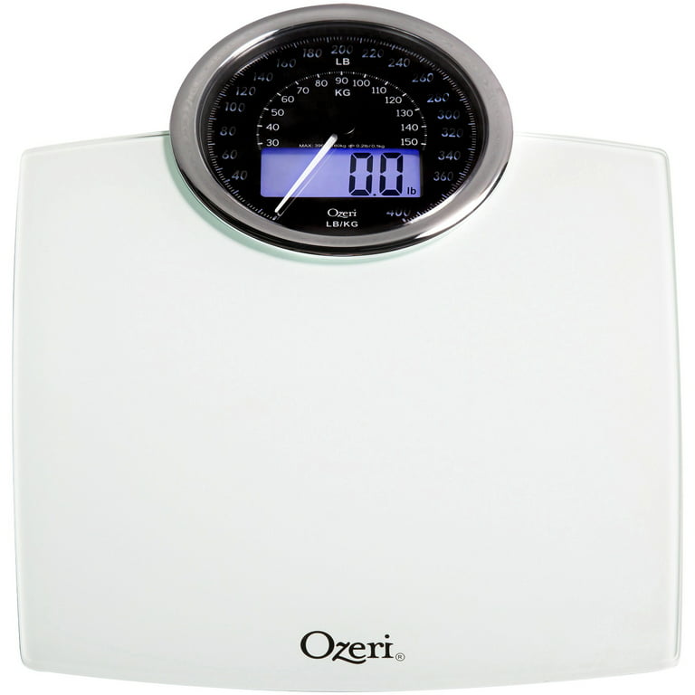 Ozeri Precision Digital Bath Scale (400 lbs. Edition) in Tempered