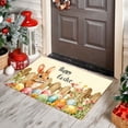thumbnail image 7 of Easter Bunny Patterned Floor Mat Quick Dry Bath Mat Absorbent Bath Mat Farmhouse Decor Rugs Hallway Rug Classic Decoration Rug Kitchen Absorbent Rug 23.62x15.75 Inch (1Pcs), 7 of 7