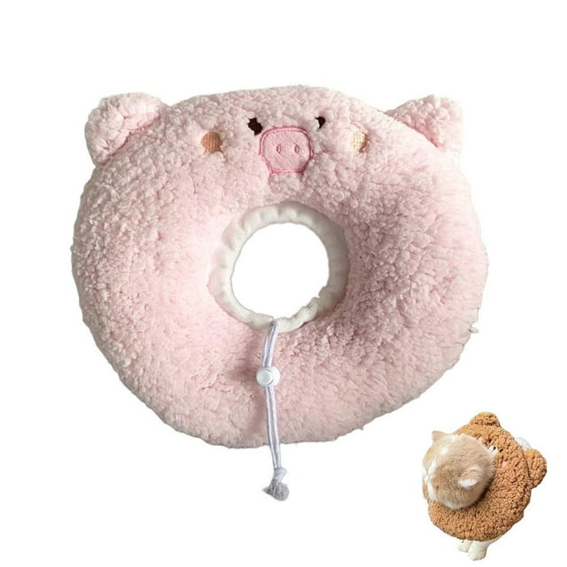 Collier de Récupération pour Chat, Mignon Collier Cône Ajustable Doux pour Chien, Protège les Plaies de la Tête et des Pieds, pour Chat