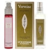 LOccitane Verbena and Rose Multipurpose Fresh Mist 2 Pc Kit - 3.4 oz EDT Spray, 1.6oz Body Mist