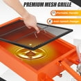 thumbnail image 2 of GARVEE 20 Gallon Low Profile Oil Drain Pan with Electric Pump,12V Oil Change Pan Metal with 8FT Hose & Folding Handle for Cars,SUVs,Trucks,Buses,RVs,Orange, 2 of 7