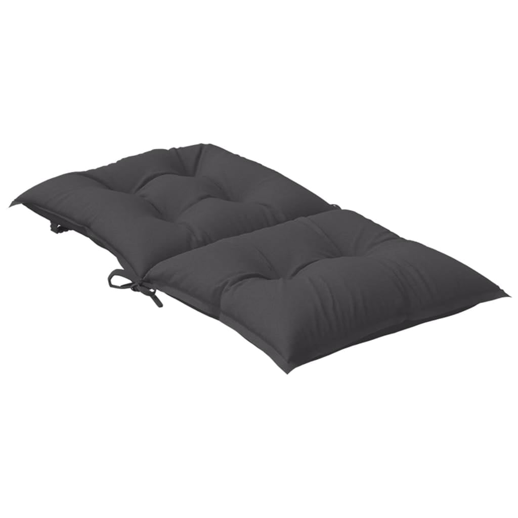 vidaXL Lowback Chair Cushions Seat Pad Outdoor Garden Patio Furniture Fabric