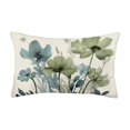 thumbnail image 2 of Decorative Throw Pillow Cover, Farmhouse Tropical Floral Linen Cushion Case for Sofa Couch, Boho Style Outdoor Home Pillowcase, 2 of 4