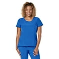 thumbnail image 4 of Adar Addition Scrubs For Women - Curved Mock Wrap Scrub Top, 4 of 6