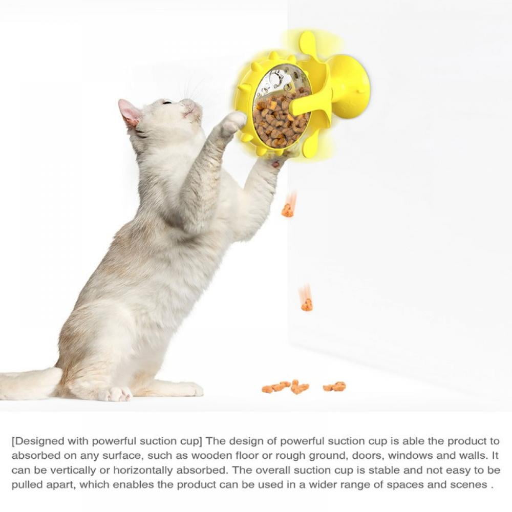 LUWANPET Durable cat Treat Toy for Indoor Cats,Interactive cat Puzzle Toy  Feeder,Large Puzzle Feeder Toy for Cats.