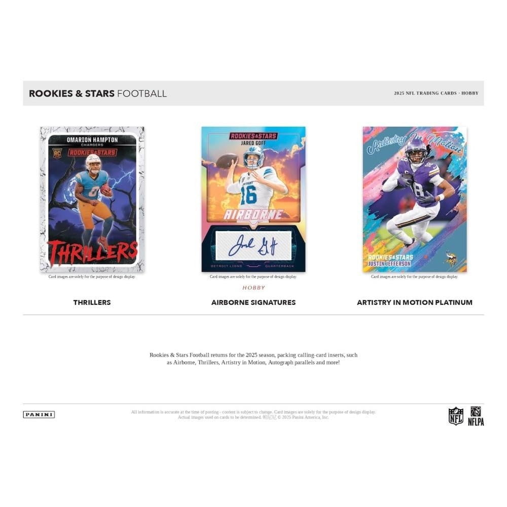 Panini 2025 Rookies & Stars Football Hobby Box