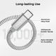 thumbnail image 3 of Cable de carga Basesailor USB tipo C de 3 m, paquete de 2 unidades para Samsung, 3 of 5