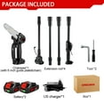 ONEVAN Cordless Pole Saw & Mini Chainsaw 6 inch, Electric Chainsaw