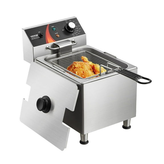 Electric Deep Fryer Countertop Deep Fryer 1750W 12Qt / 11.5L Basic Type