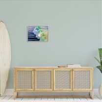 Stupell Industries Rolling Sea Waves Deep Ocean Water Photography Photograph Gray Framed Art Print Wall Art, Design by Jeff Poe Photography