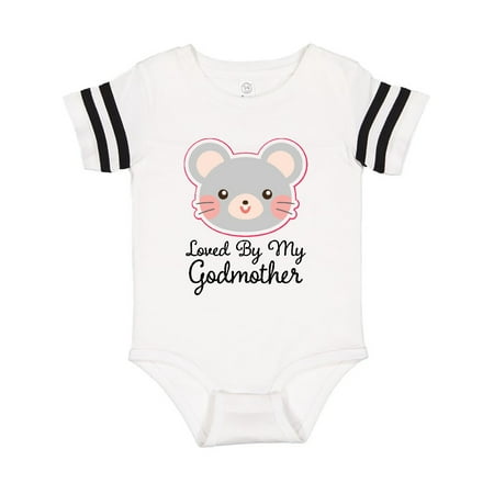 

Inktastic My Godmother Loves Me Baby Gift Baby Boy or Baby Girl Bodysuit