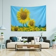 thumbnail image 4 of FREEAMG Sunflower Bush Tapestry Aesthetic Tapestry Wall Hanging for Home Decor 60" x 51" Inches, 4 of 6