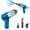 Blue, variant on Wireless Handheld Car Vacuum Cleaner, 4 in 1 Portable Vacuum & Blower Inflate Deflate Combo, Mini Cordless Powerful Suction Vacuum for Car Home Office,Gray