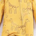 thumbnail image 3 of CAUYDY Preemie Girls Romper Fall Winter Newborn Sleepers for Boys Baby Long Sleeve Pajamas Unisex Infant Clothes 3-6M 9-12M 18-24M Sizes 3-6 Months,Yellow, 3 of 3