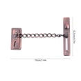 thumbnail image 2 of Mobutofu 1Set Electroplated Chain Lock for Entry Doors, 2 of 5