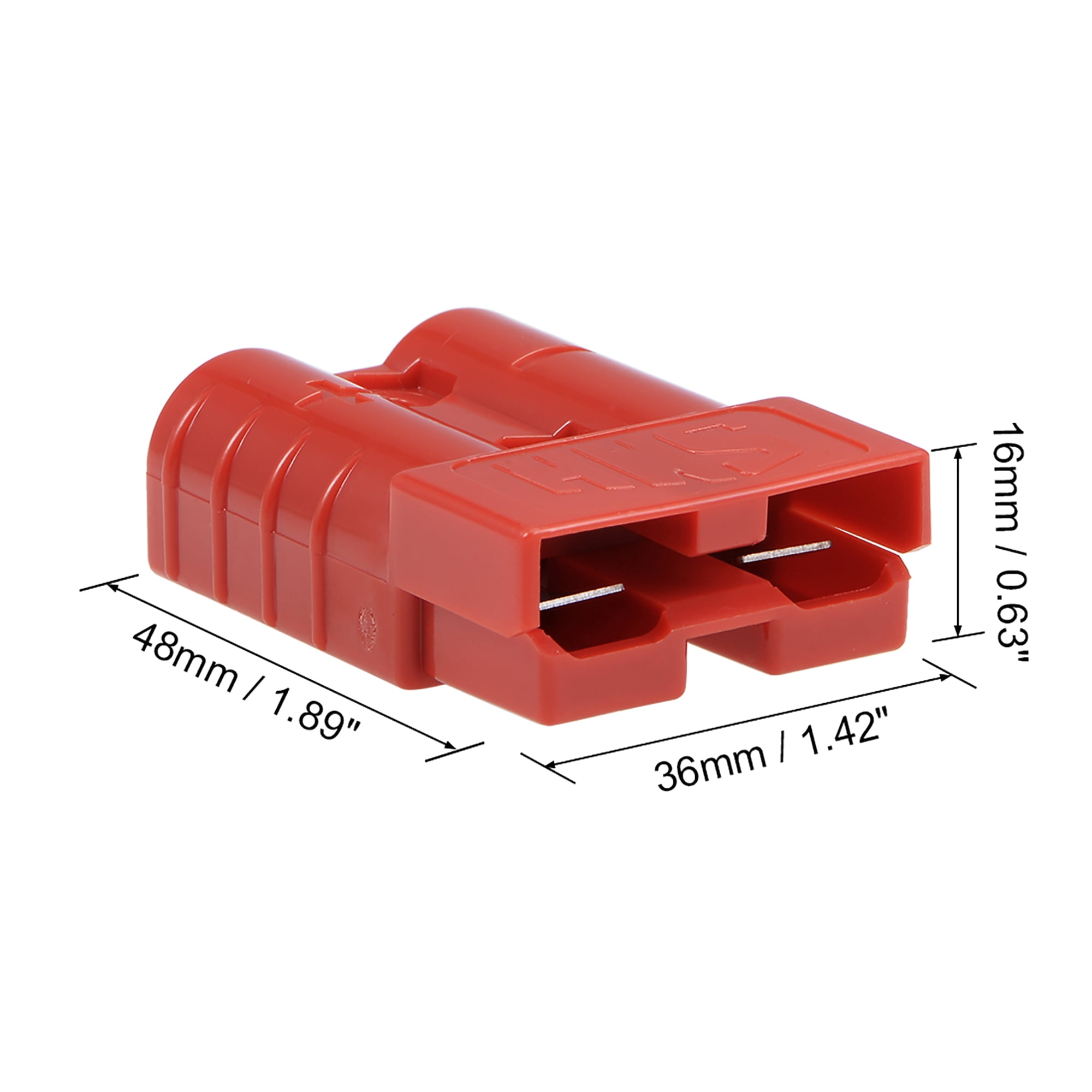 GTIWUNG Batterieanschluss 50A 600V Stecker – Quick Connect Für Winden, Wohnmobil & Auto Mit Staubschutzkappe