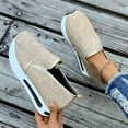 thumbnail image 5 of Mostsola Walking Shoes Women Loafers Platform Sneakers Fashion Pattern Wedges Heels for Women, 5 of 8