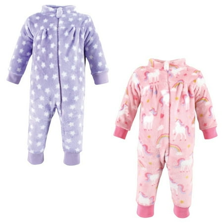 

Hudson Baby Toddler Girls Plush Jumpsuits Celestial Unicorn 4T