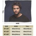 thumbnail image 3 of Dylan O'Brien Blanket Ultra-Soft Micro Fleece Blanket Lightweight Cozy Flannel Throw Blanket for Unisexs Decor Gift 80x60 inch, 3 of 5