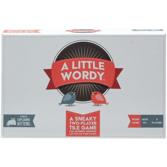 Juego de mesa Exploding Kittens A Little Wordy para 2 jugadores
