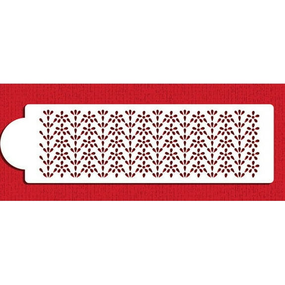 Designer Stencils C962 Summertime Garden Trellis Tier Cake Side Stencil