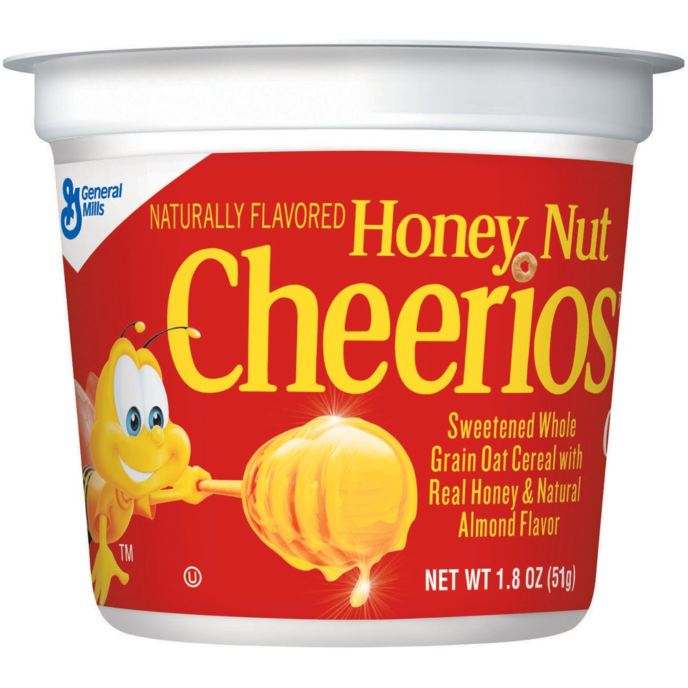 Cheerios Honey Nut Gluten Free Cereal, 1.8 Oz, 12 ct