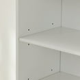 thumbnail image 7 of 8-Tier Bookcase with Adjustable Shelves,Multi-Functional Double-layer Bookcas,Disassembled Two 4-layer Storage Bookcases for Home Office Living Room,White, 7 of 7
