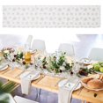 thumbnail image 4 of 1Pc Christmas Plush Table Runner Decorative Xmas Tablecloth Table Decor (White), 4 of 8